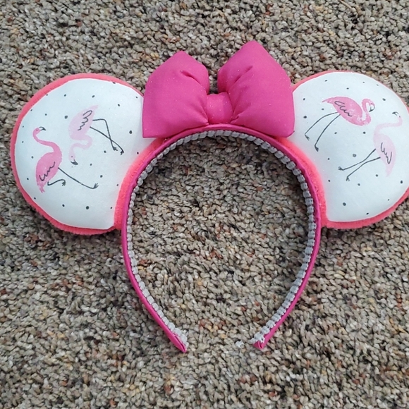 Pink Flamingo Disney Ears Headband - Picture 1 of 10